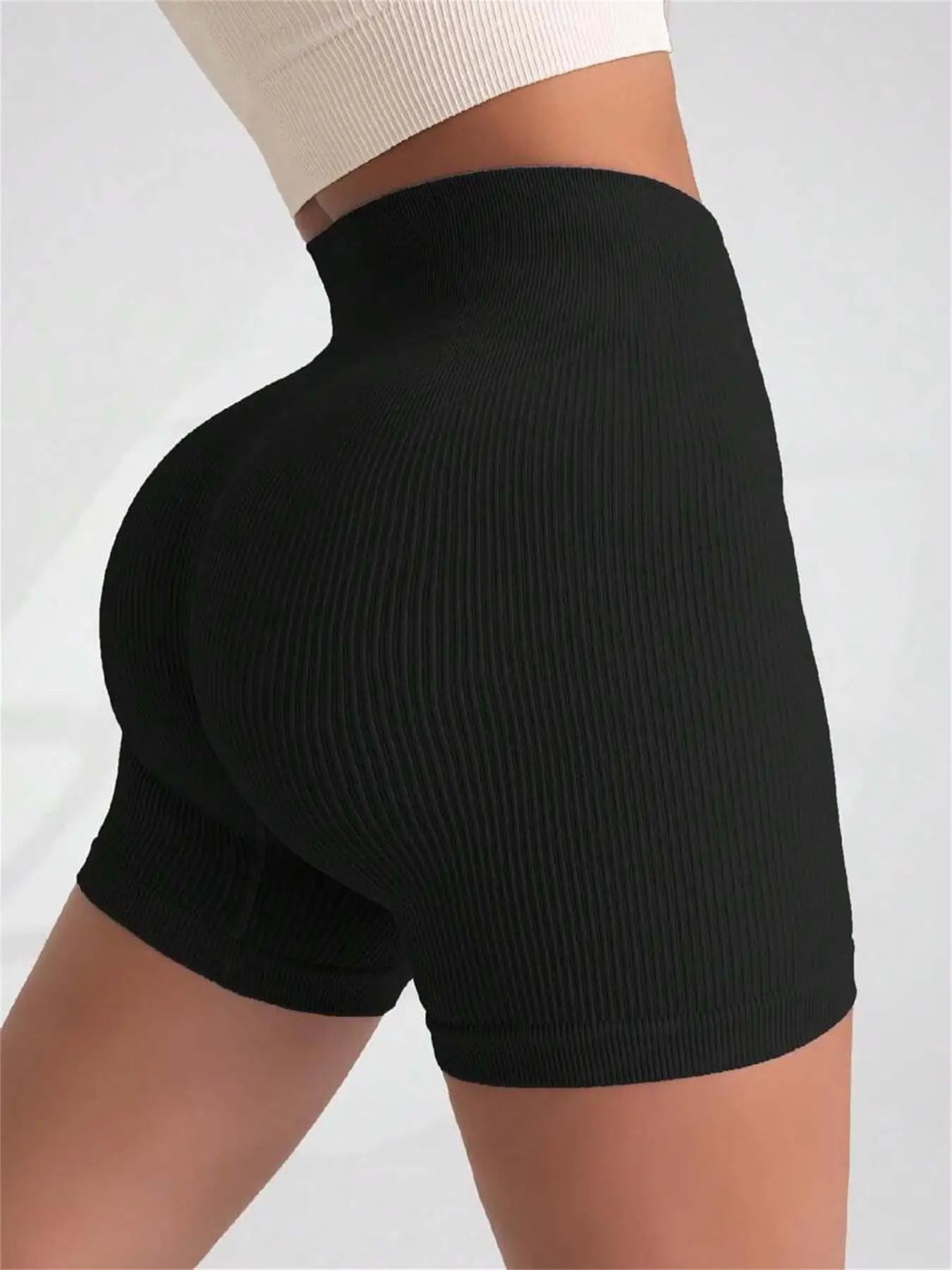 High-Waist Gym Shorts - Cool. Sculpted. Squat-Proof.