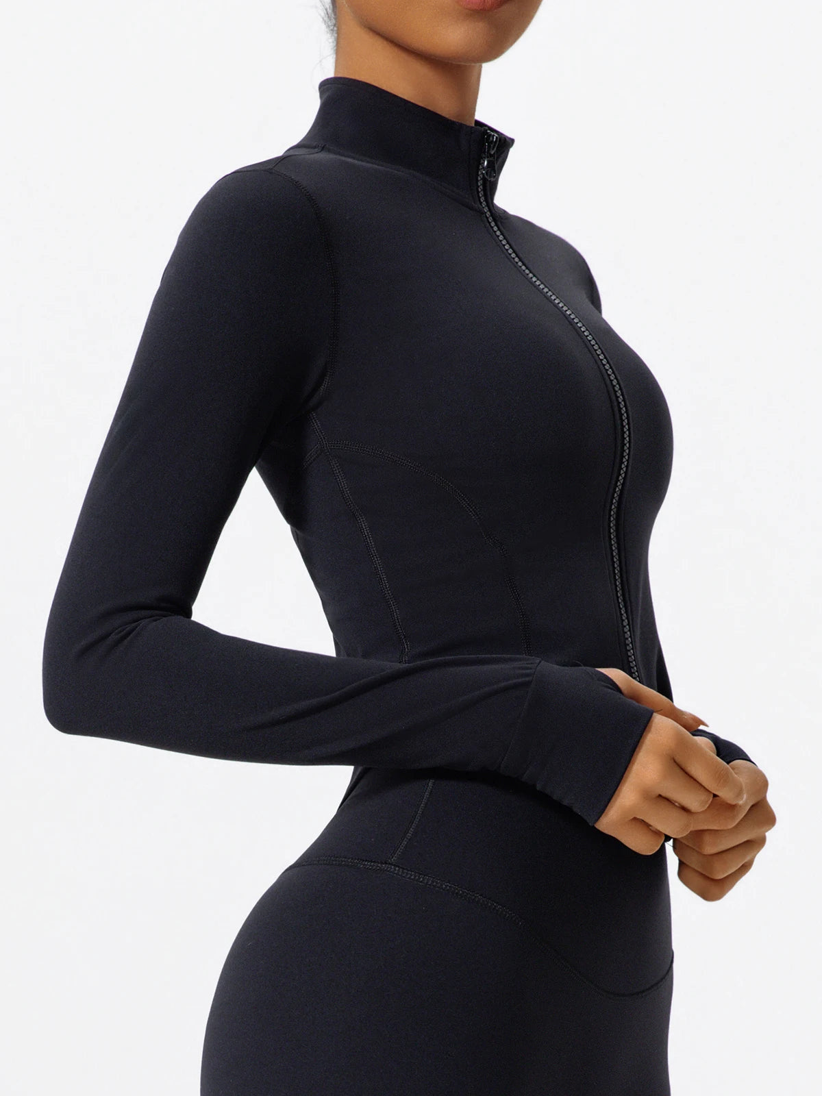 Sleek Zip-Through Training Jacket - Warm Up. Lock In.