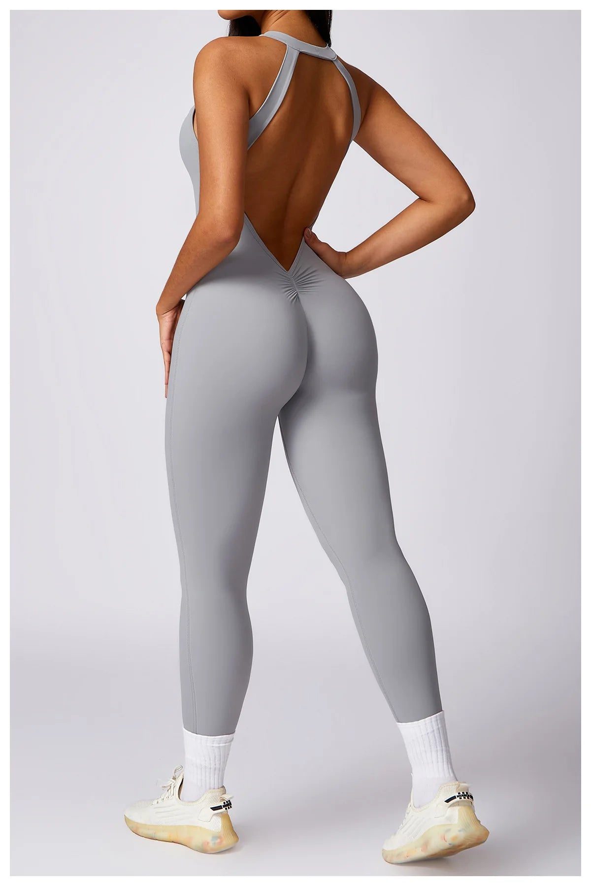 High-Neck Sculpt Jumpsuit - Minimal Effort. Maximum Polish.