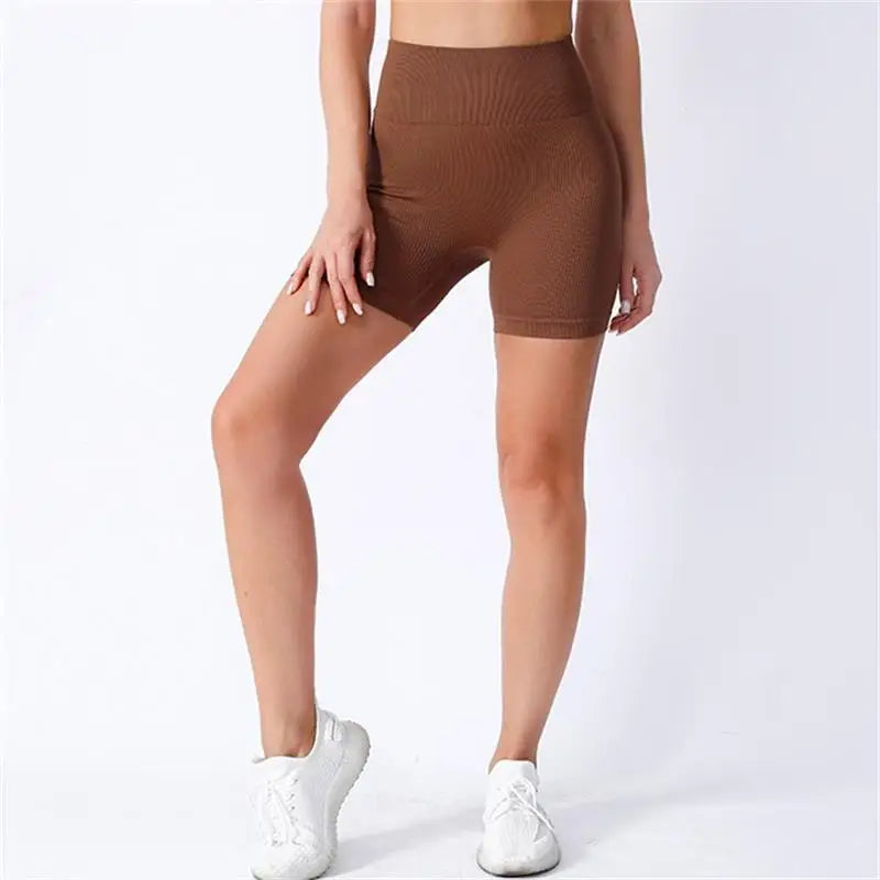 High-Waist Gym Shorts - Cool. Sculpted. Squat-Proof.