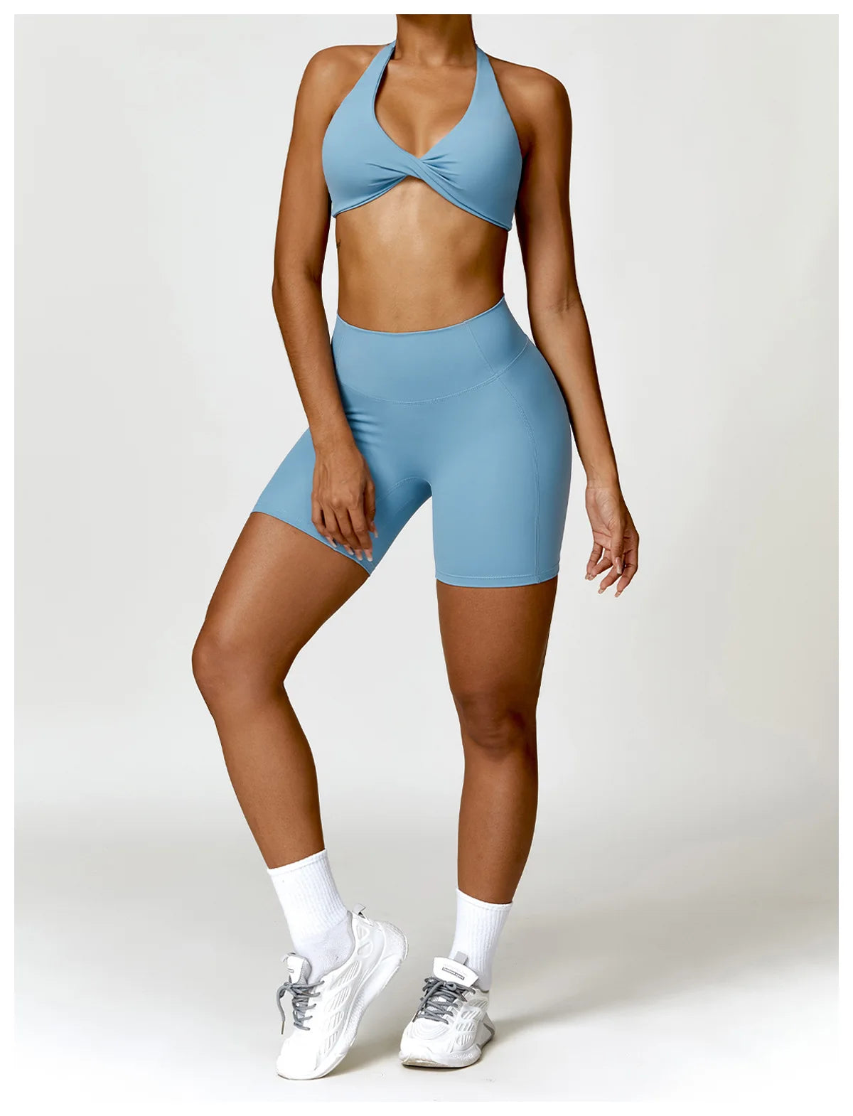 Buttery-Soft High-Waist Gym Shorts - Sculpt. Smooth. Stay-Put.