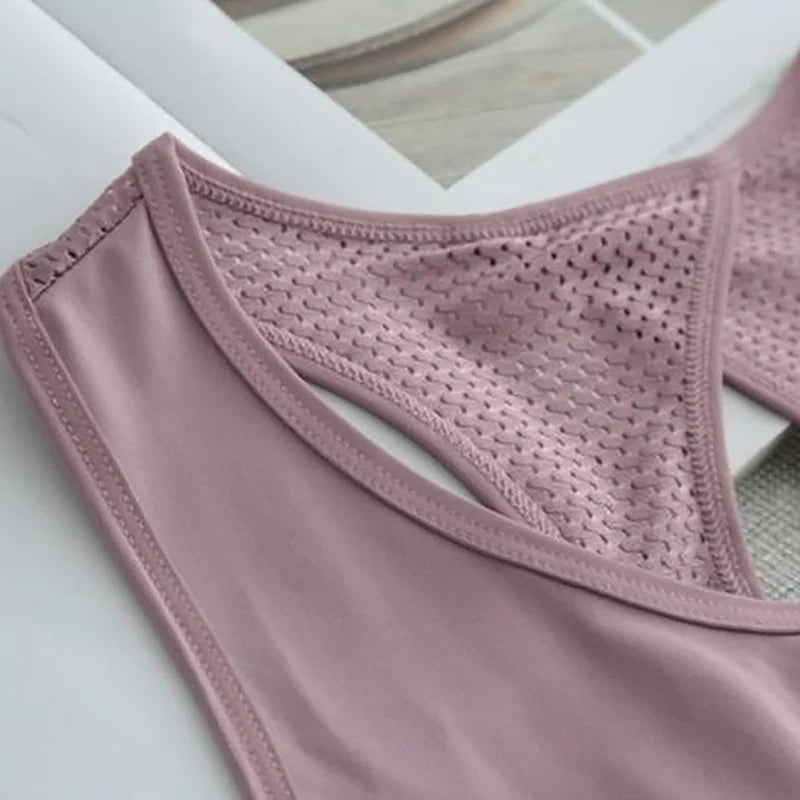 Breathable Mesh Racerback Tank - Airflow You Can Feel