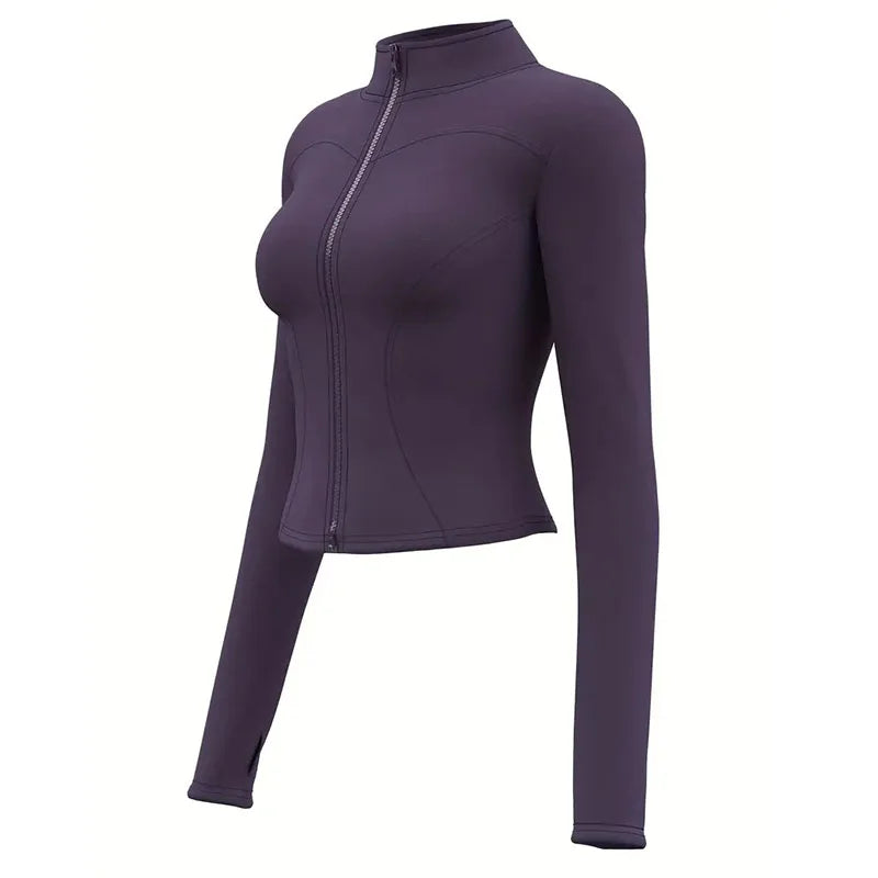 Contour Zip Pilates Jacket - Layer. Stretch. Flow.