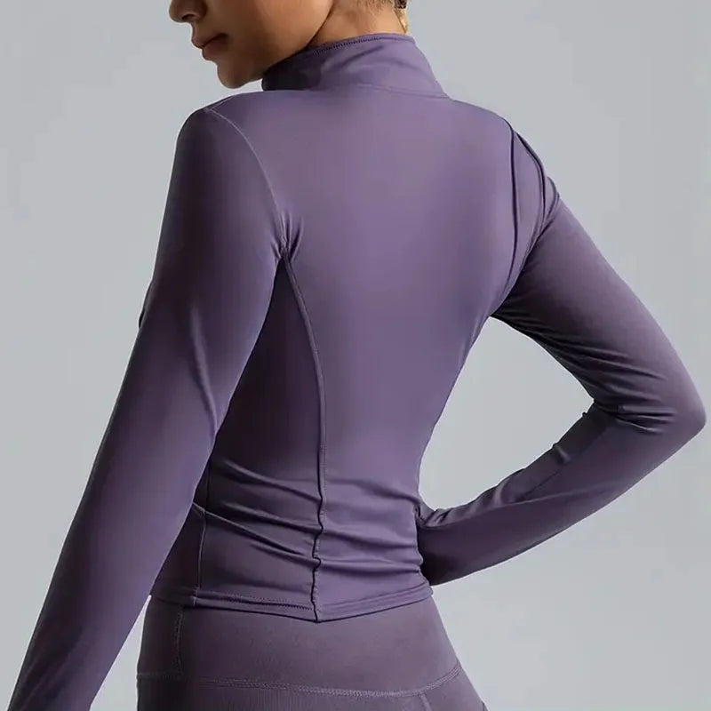 Contour Zip Pilates Jacket - Layer. Stretch. Flow.