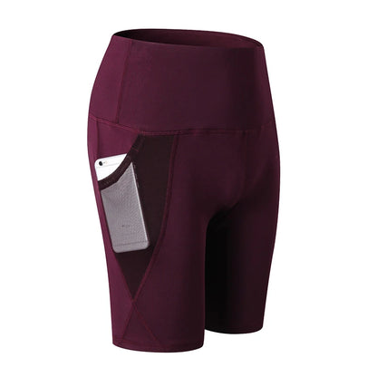 High-Waist Pocket Biker Shorts - Hands Free. All Focus.