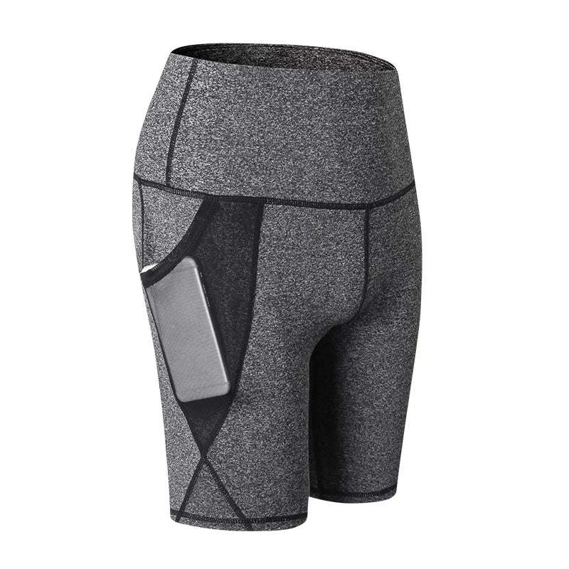 High-Waist Pocket Biker Shorts - Hands Free. All Focus.