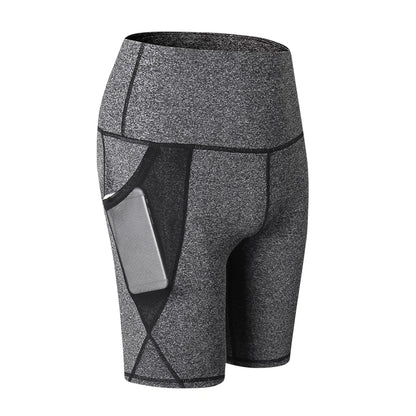 High-Waist Pocket Biker Shorts - Hands Free. All Focus.