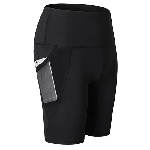 High-Waist Pocket Biker Shorts - Hands Free. All Focus.