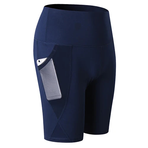 High-Waist Pocket Biker Shorts - Hands Free. All Focus.