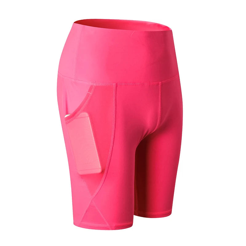 High-Waist Pocket Biker Shorts - Hands Free. All Focus.