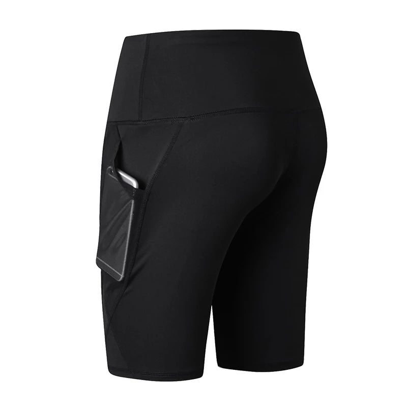 High-Waist Pocket Biker Shorts - Hands Free. All Focus.