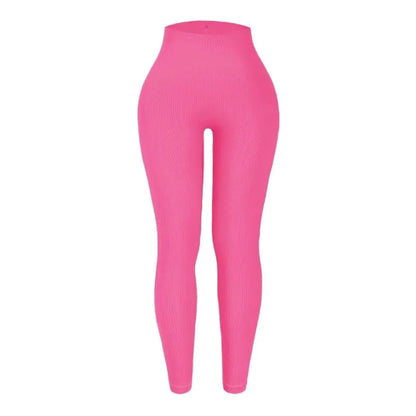 Seamless Ribbed High-Waist Leggings - Sculpt. Smooth. Squat-Proof.