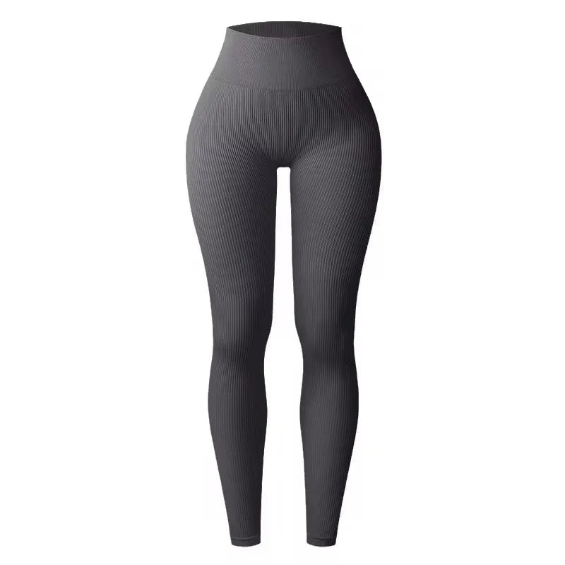 Seamless Ribbed High-Waist Leggings - Sculpt. Smooth. Squat-Proof.