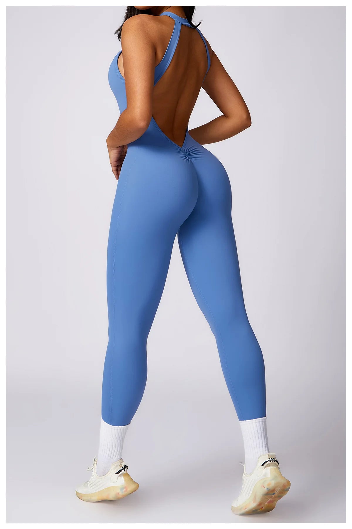 High-Neck Sculpt Jumpsuit - Minimal Effort. Maximum Polish.