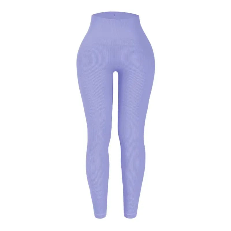 Seamless Ribbed High-Waist Leggings - Sculpt. Smooth. Squat-Proof.