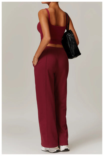 Square-Neck Longline Tank - Sleek Lines. Butter-Soft.