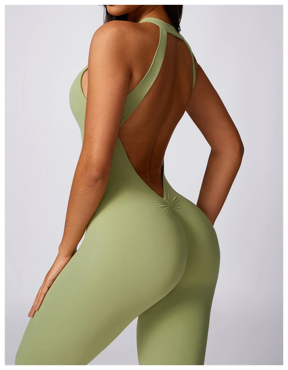 High-Neck Sculpt Jumpsuit - Minimal Effort. Maximum Polish.