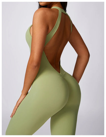 High-Neck Sculpt Jumpsuit - Minimal Effort. Maximum Polish.