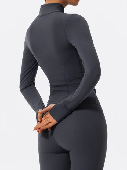 Sleek Zip-Through Training Jacket - Warm Up. Lock In.