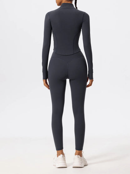 Sleek Zip-Through Training Jacket - Warm Up. Lock In.