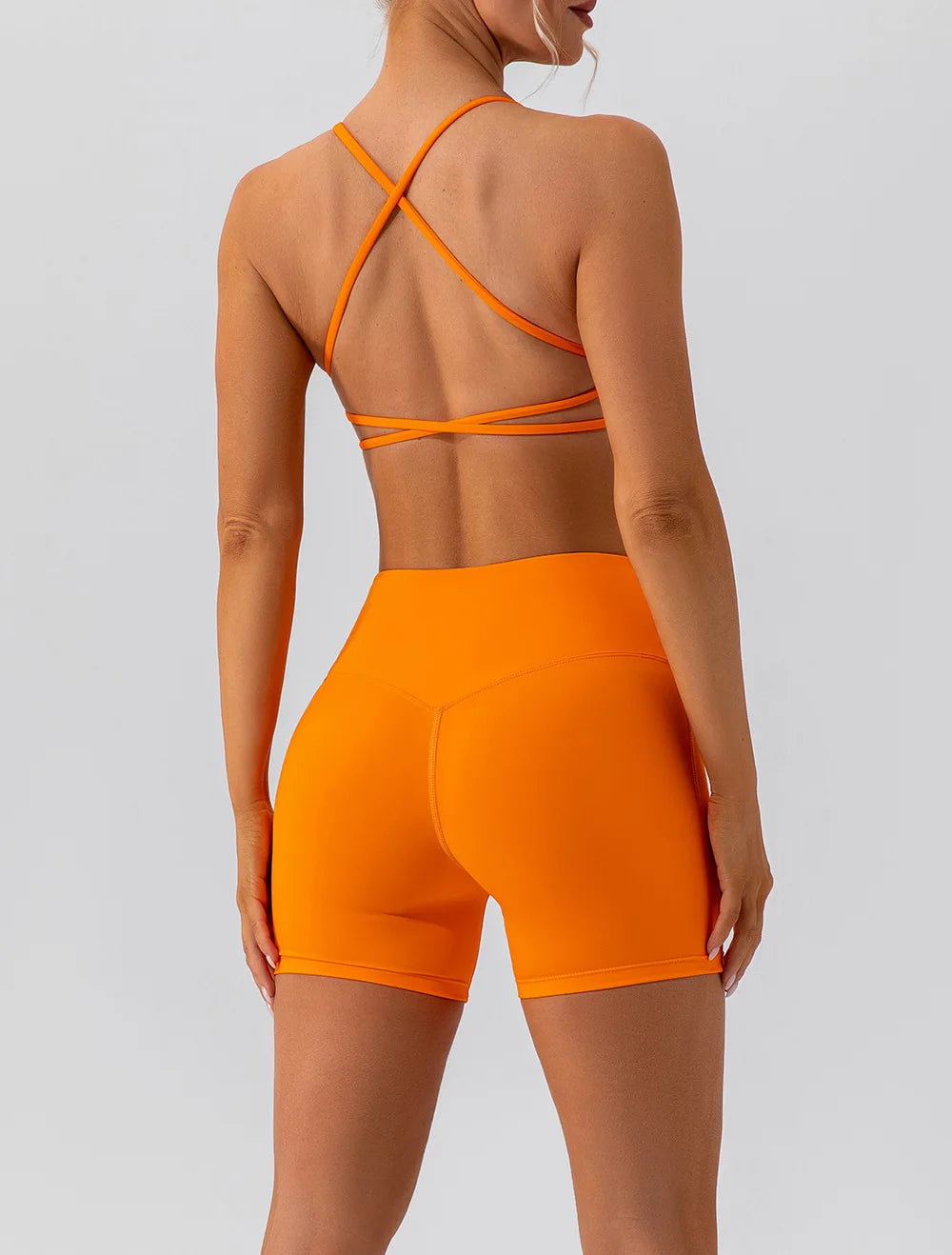 Twist-Front Strappy Sports Bra - Lift. Shape. Stay-Cool.