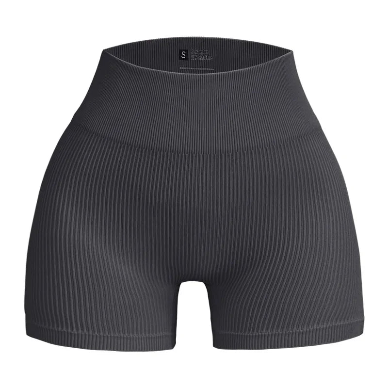 High-Waist Gym Shorts - Cool. Sculpted. Squat-Proof.