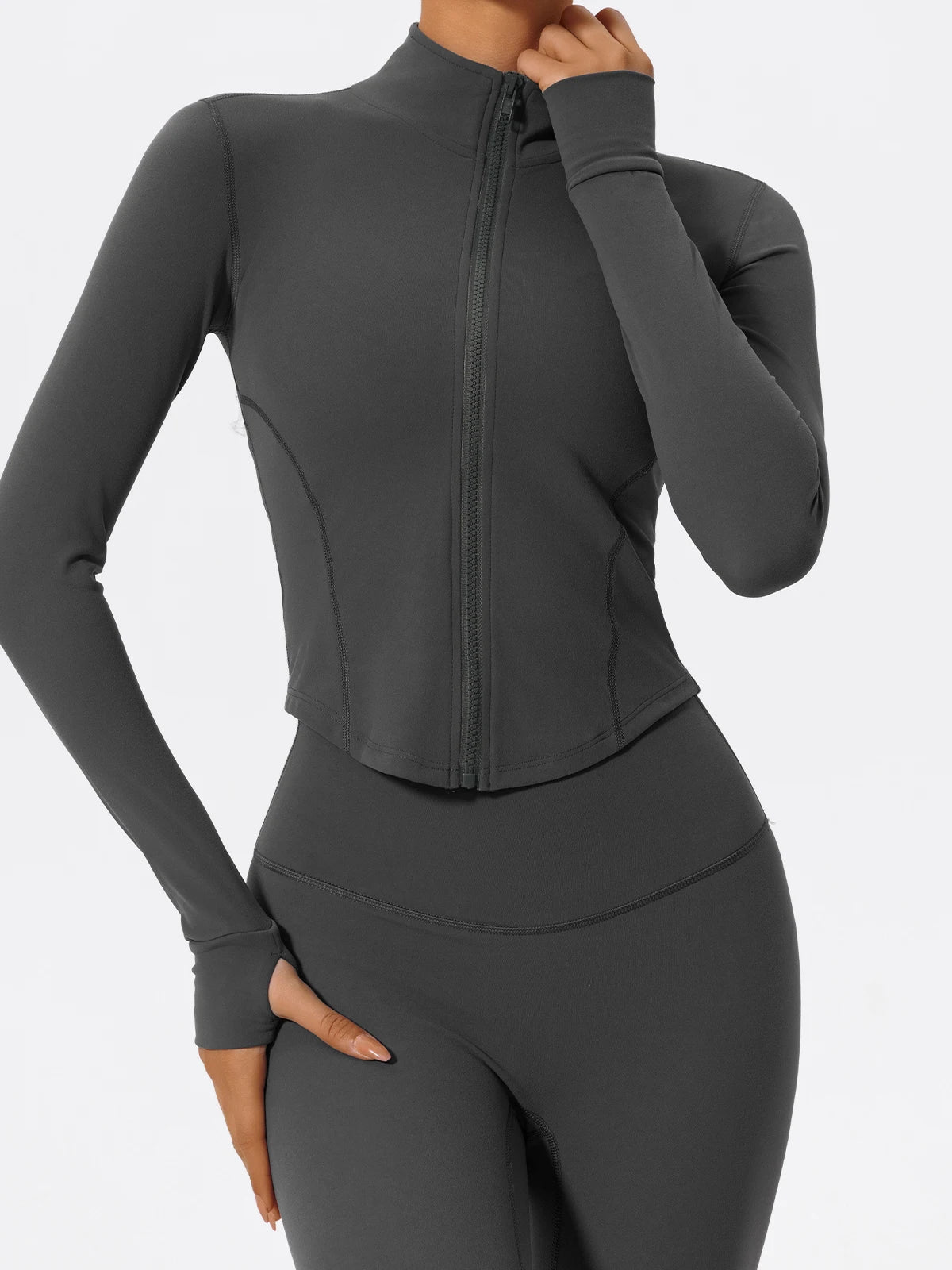 Sleek Zip-Through Training Jacket - Warm Up. Lock In.