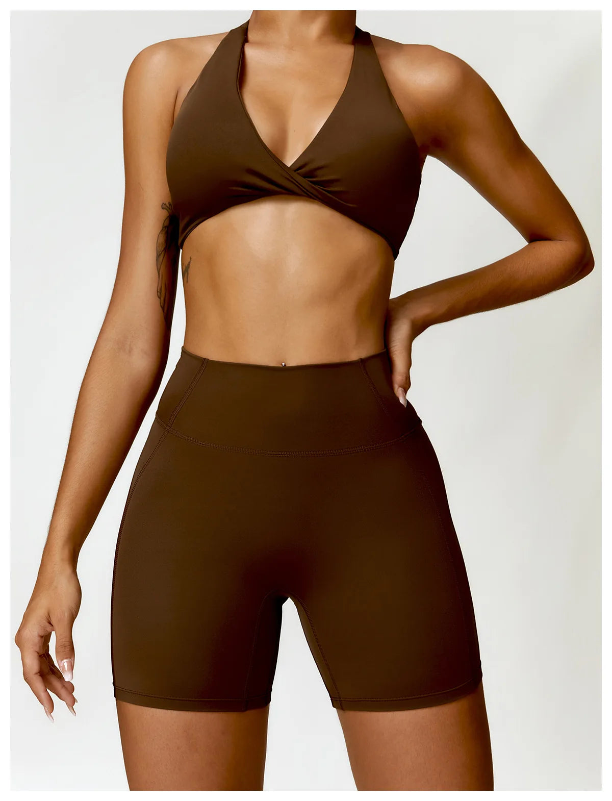 Buttery-Soft High-Waist Gym Shorts - Sculpt. Smooth. Stay-Put.