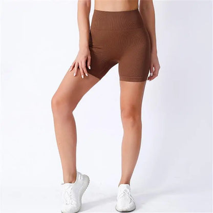 High-Waist Gym Shorts - Cool. Sculpted. Squat-Proof.