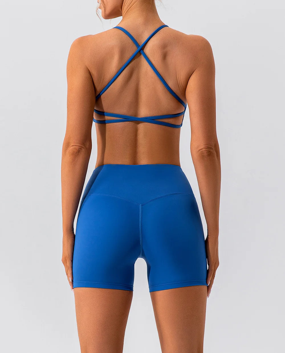 Twist-Front Strappy Sports Bra - Lift. Shape. Stay-Cool.