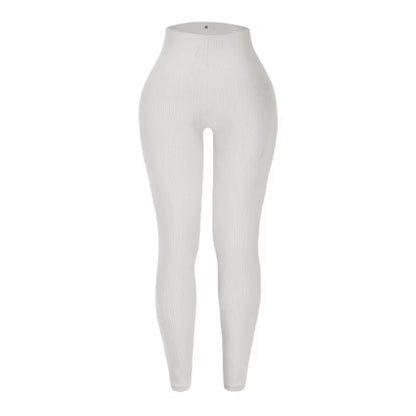 Seamless Ribbed High-Waist Leggings - Sculpt. Smooth. Squat-Proof.