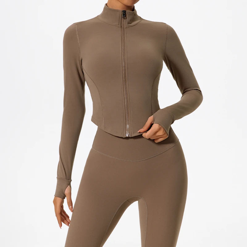 Sleek Zip-Through Training Jacket - Warm Up. Lock In.