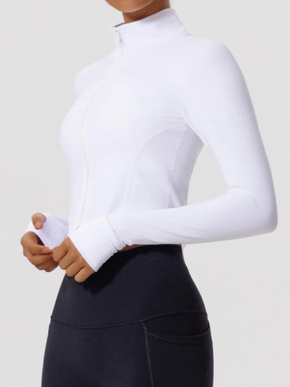 Sleek Zip-Through Training Jacket - Warm Up. Lock In.