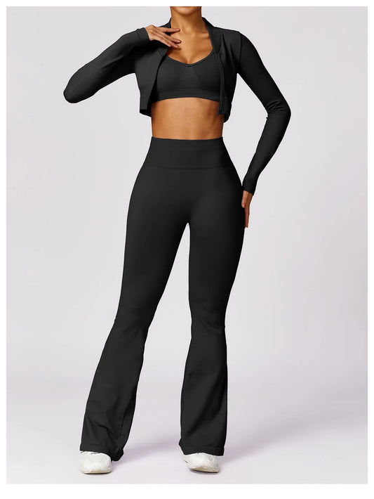 High-Waist Flare Leggings - Lengthen. Lift. Flow.