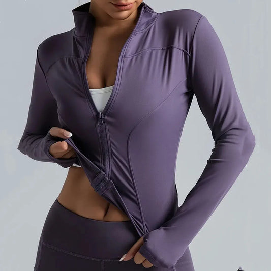 Contour Zip Pilates Jacket - Layer. Stretch. Flow.