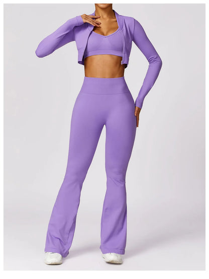High-Waist Flare Leggings - Lengthen. Lift. Flow.