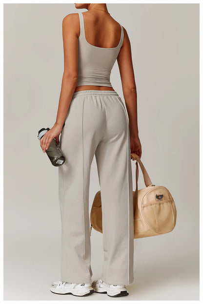 Square-Neck Longline Tank - Sleek Lines. Butter-Soft.