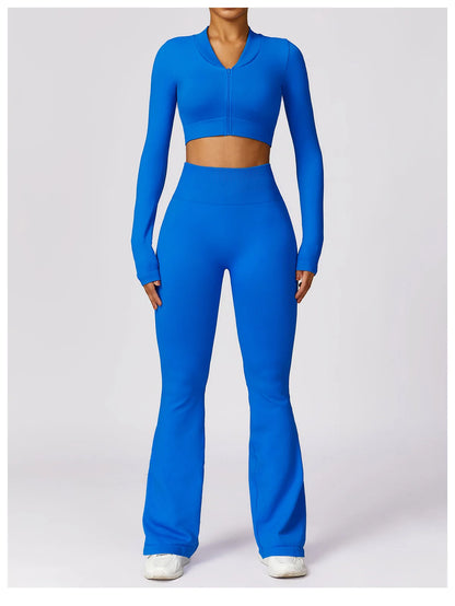 High-Waist Flare Leggings - Lengthen. Lift. Flow.