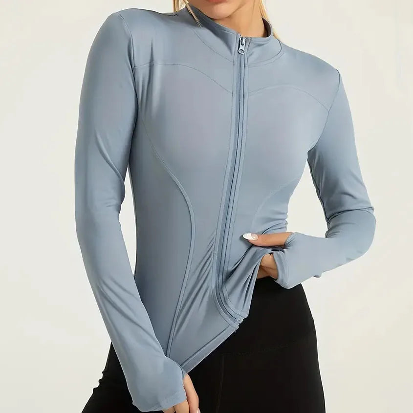 Contour Zip Pilates Jacket - Layer. Stretch. Flow.