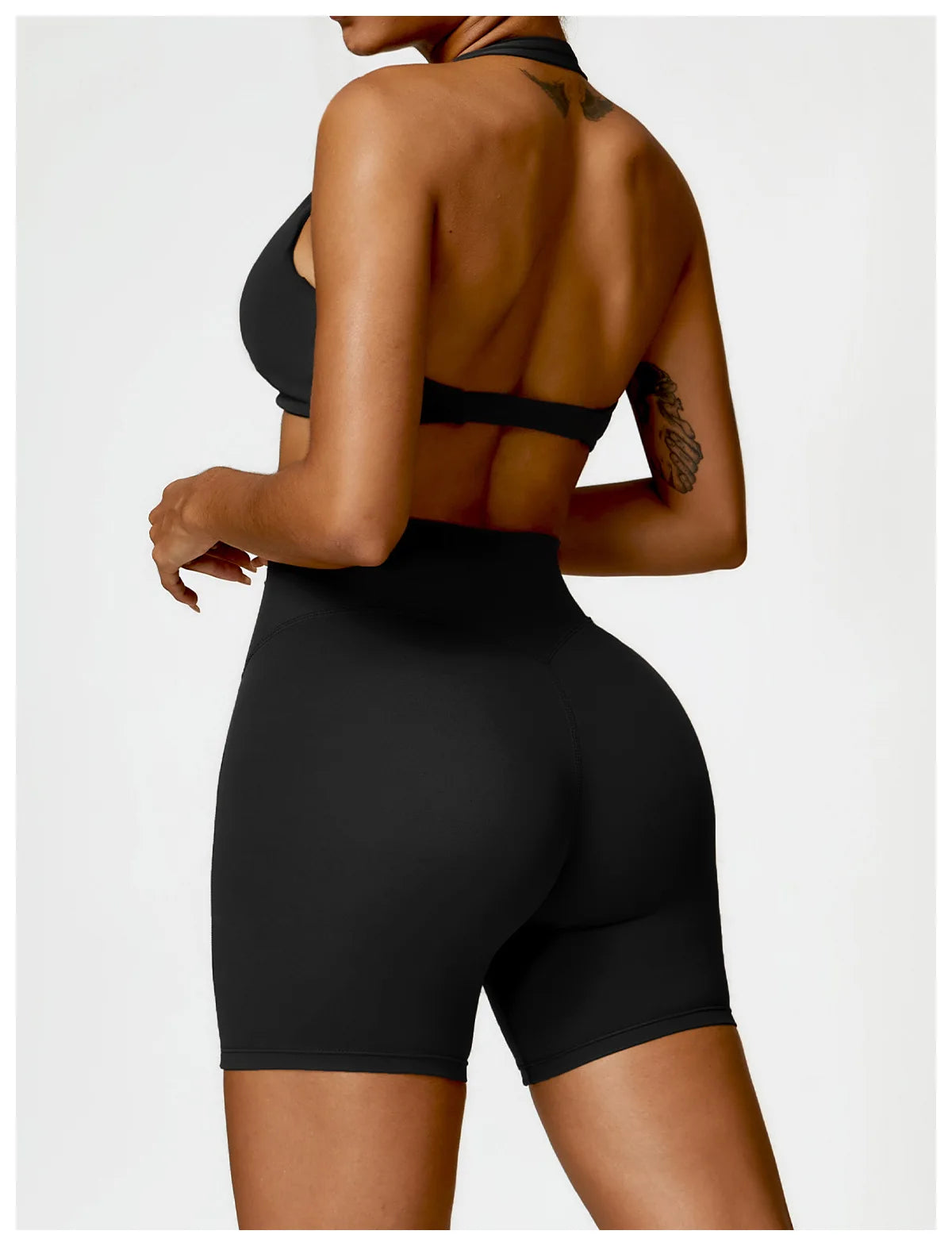 Buttery-Soft High-Waist Gym Shorts - Sculpt. Smooth. Stay-Put.