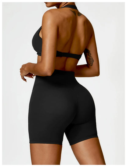 Buttery-Soft High-Waist Gym Shorts - Sculpt. Smooth. Stay-Put.