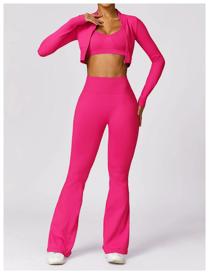 High-Waist Flare Leggings - Lengthen. Lift. Flow.