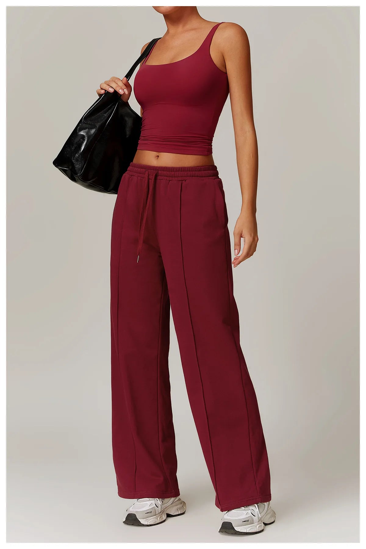 Square-Neck Longline Tank - Sleek Lines. Butter-Soft.