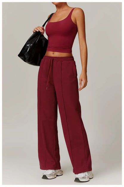 Square-Neck Longline Tank - Sleek Lines. Butter-Soft.