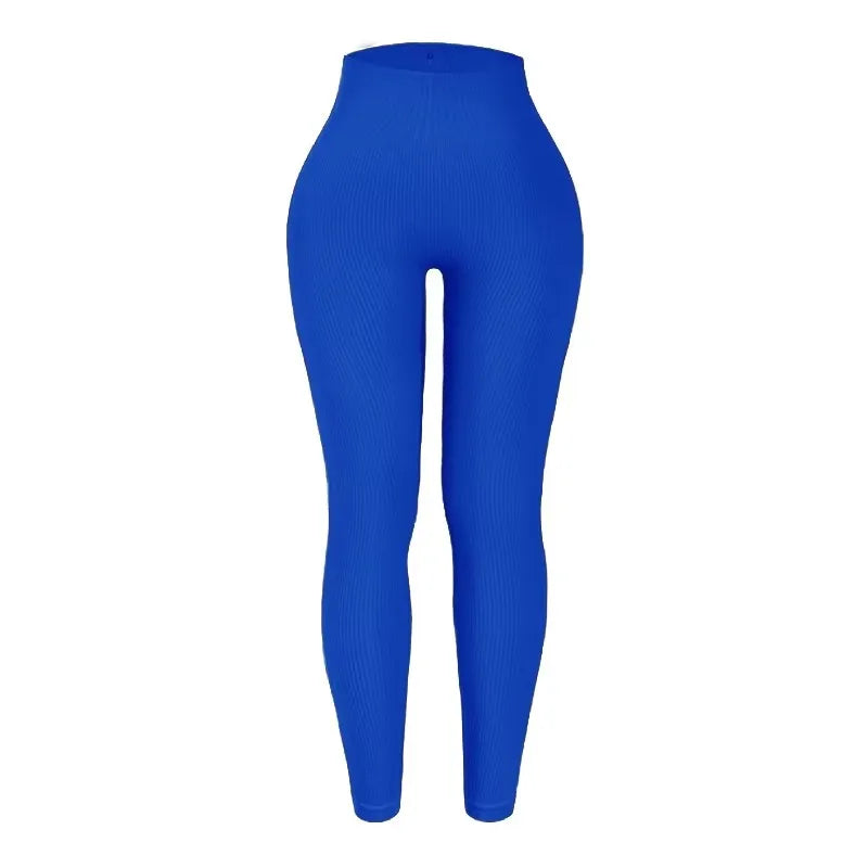 Seamless Ribbed High-Waist Leggings - Sculpt. Smooth. Squat-Proof.