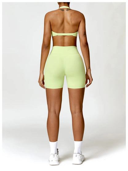Buttery-Soft High-Waist Gym Shorts - Sculpt. Smooth. Stay-Put.