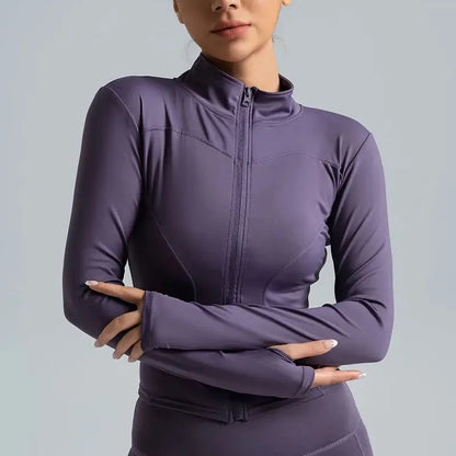 Contour Zip Pilates Jacket - Layer. Stretch. Flow.