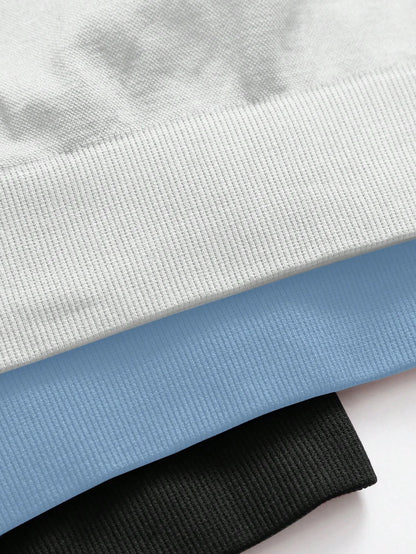 Seamless Yoga Crop Tee - Flow Without Distractions