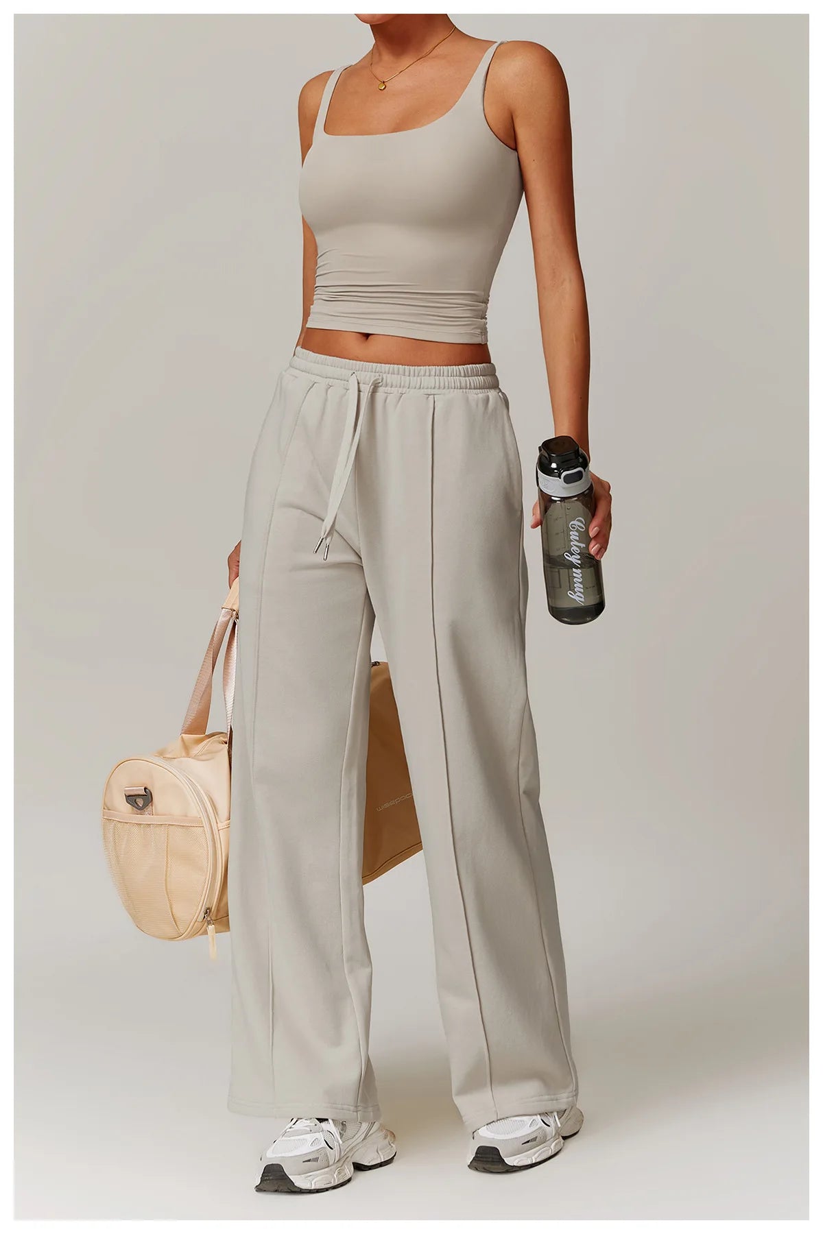 Square-Neck Longline Tank - Sleek Lines. Butter-Soft.