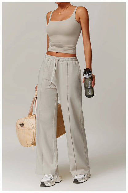 Square-Neck Longline Tank - Sleek Lines. Butter-Soft.
